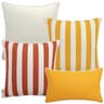 Aarush Bundle outdoor bundles in orange, yellow and ivory, shown in a product as image 1