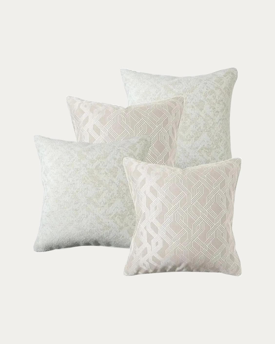 Alicia Bundle bundle - indoor in white and beige, shown in a product front view as image 1