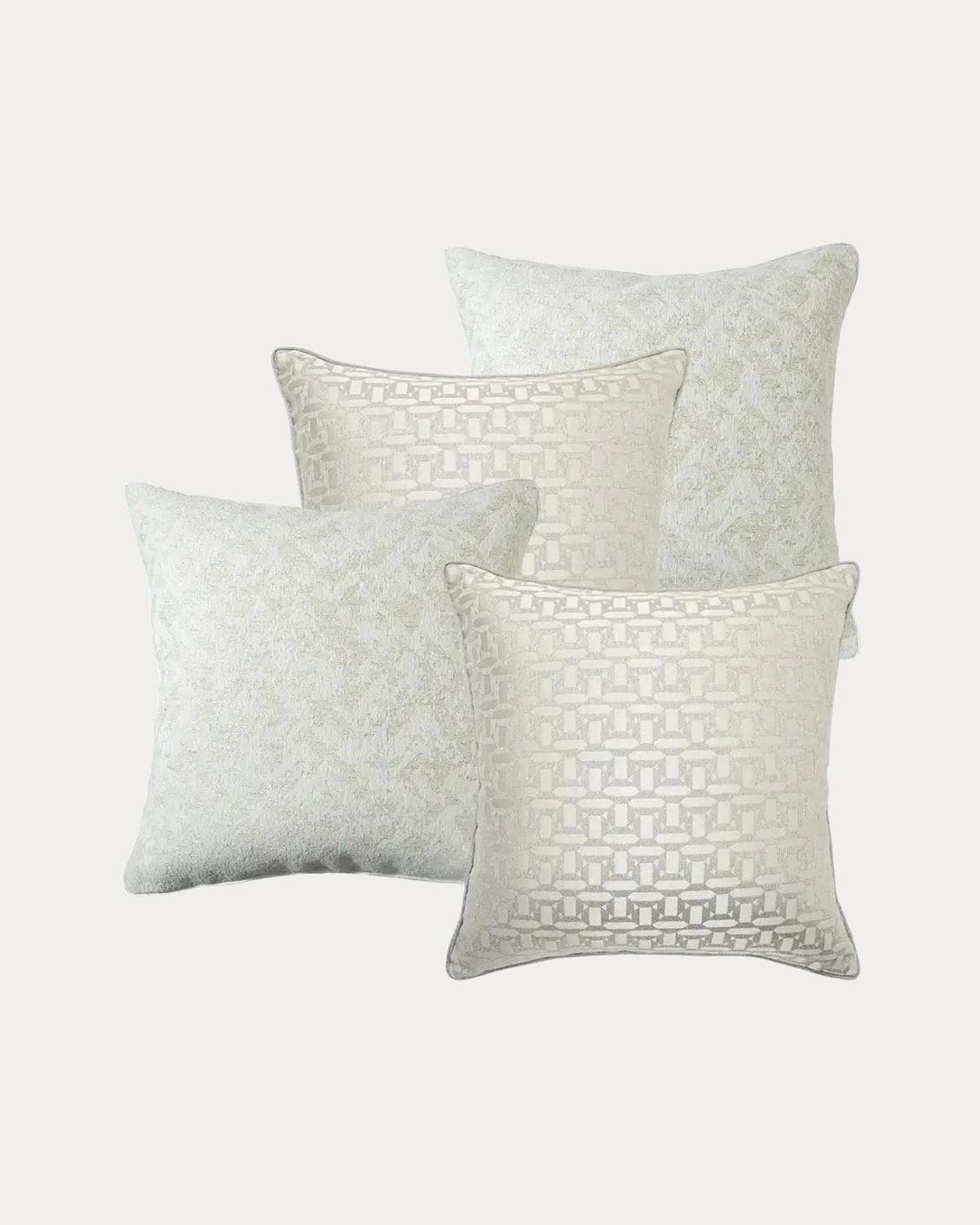 Nadia Bundle bundle - indoor in white, beige and silver, shown in a product front view as image 1