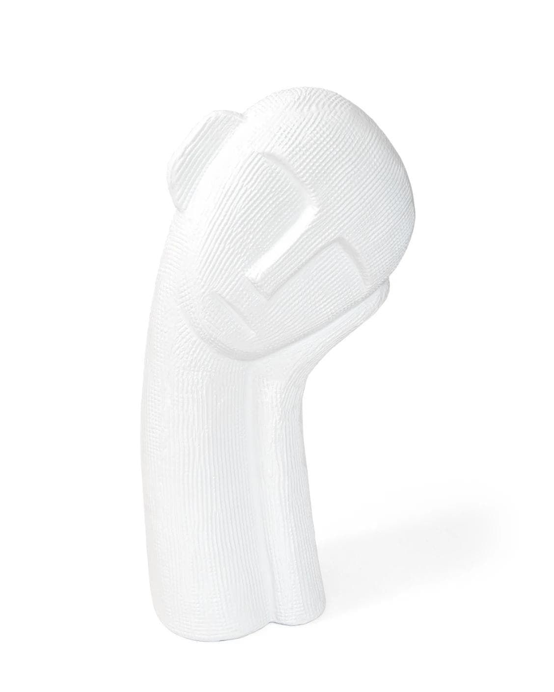 Addie Arneson statues and sculptures in white, shown in a lifestyle left view as image 5