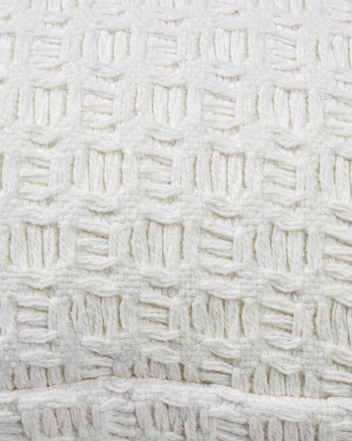 Adora Bianca cushion in white, shown in a product close-up as image 8
