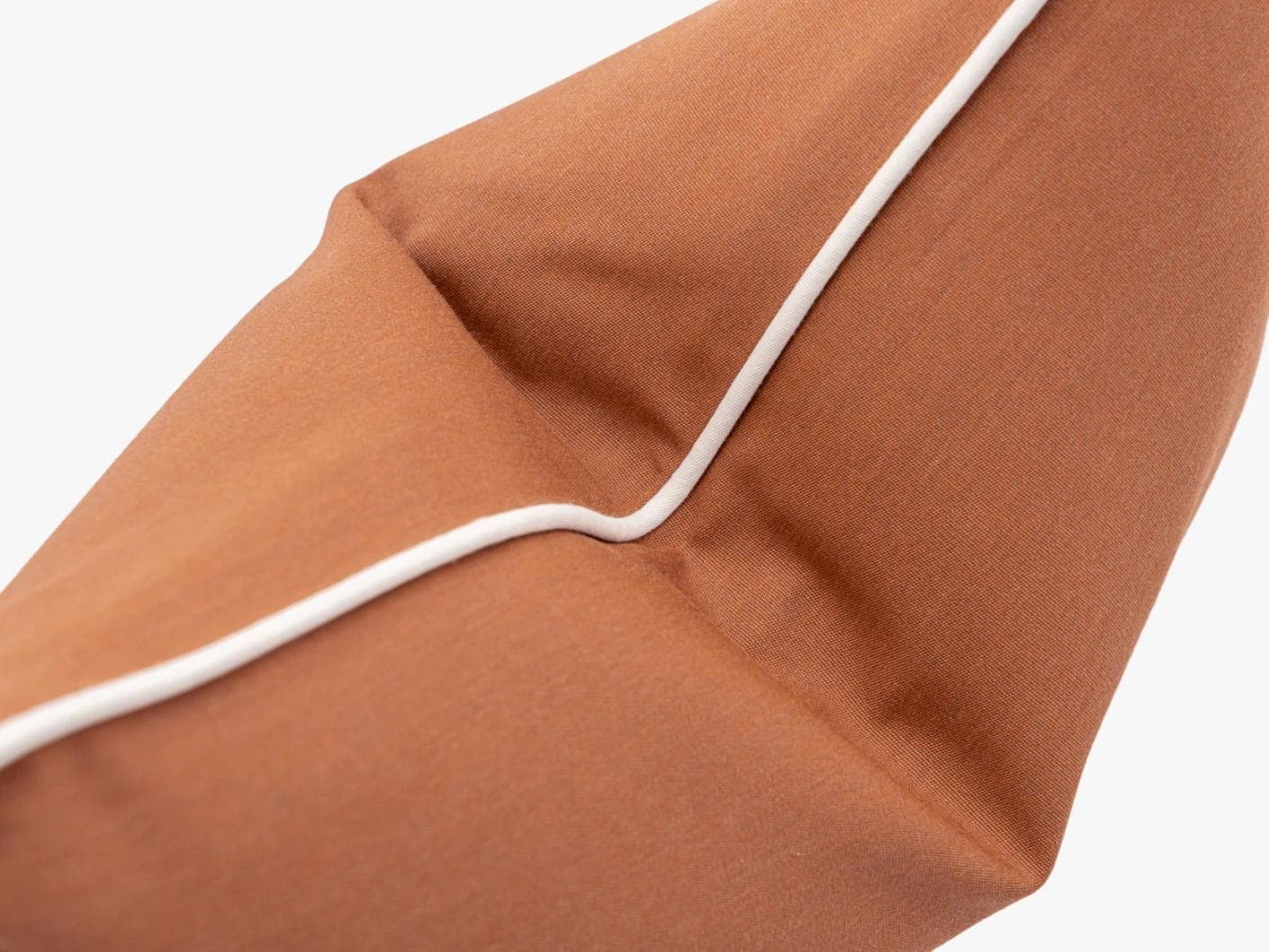 Aelia Clay II cushion in rust, shown in a product top view as image 10
