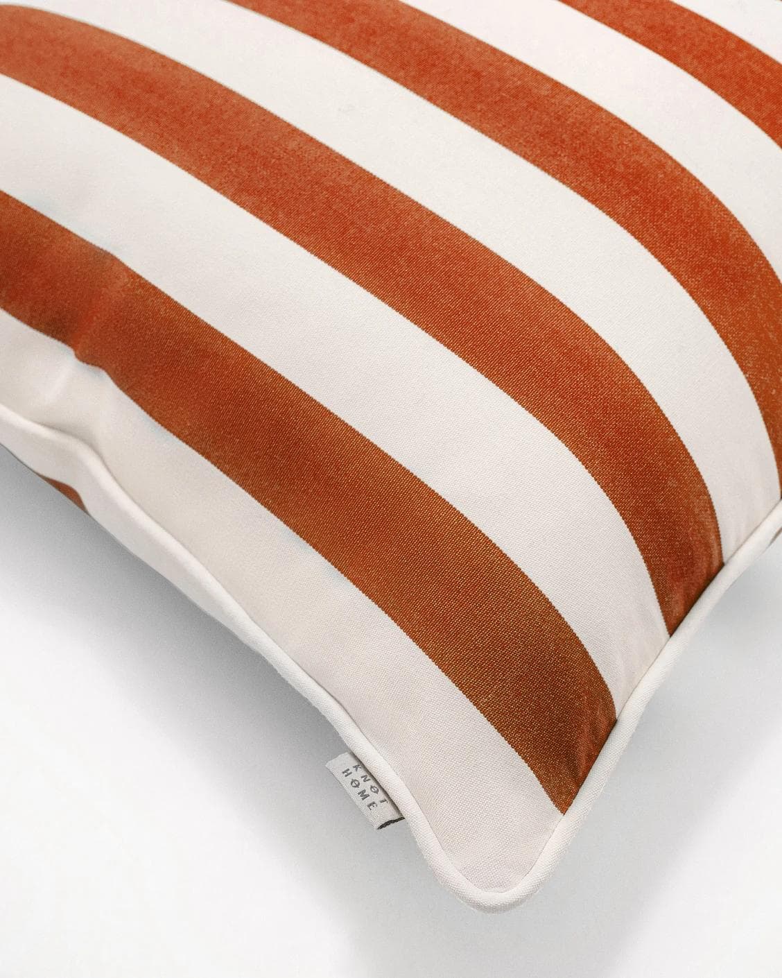 Aelia Coral cushion in orange, shown in a product top view as image 7