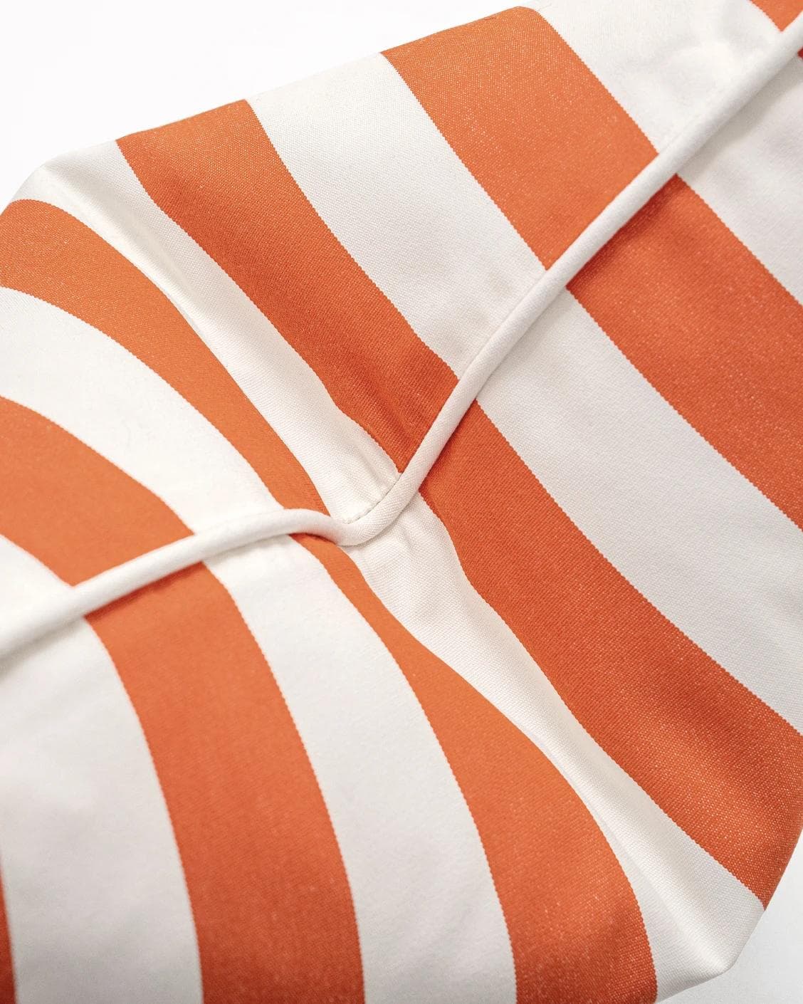 Aelia Coral cushion in orange, shown in a product top view as image 8