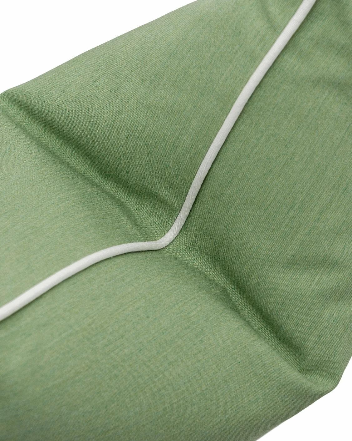 Aelia Fern cushion in forest green and green, shown in a product top view as image 10