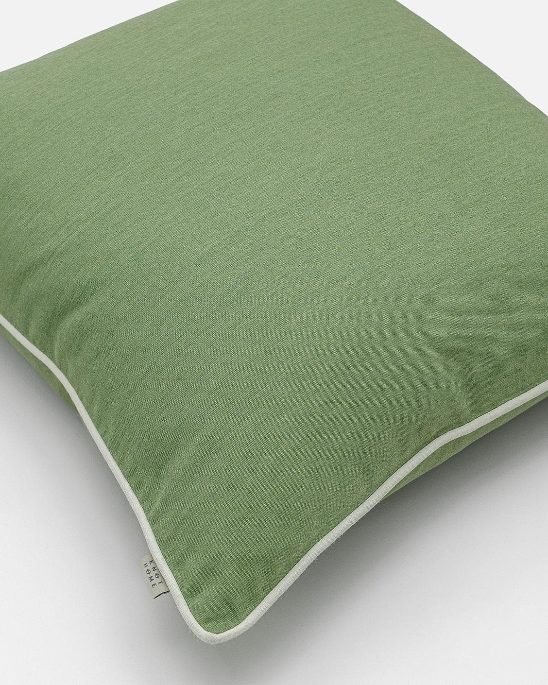 Aelia Fern cushion in forest green and green, shown in a product top view as image 11