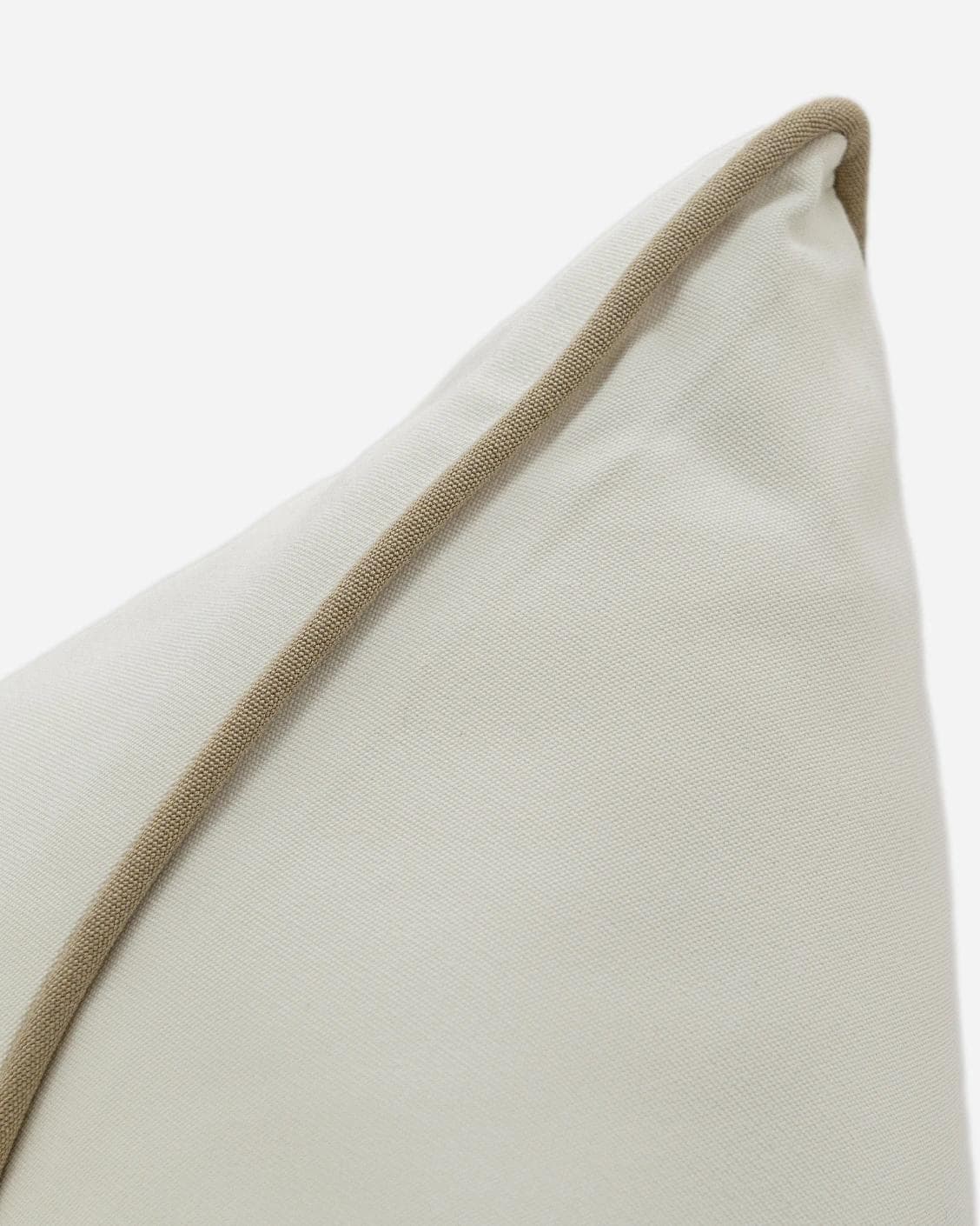 Aelia Linen cushion in ivory, shown in a product close-up as image 7