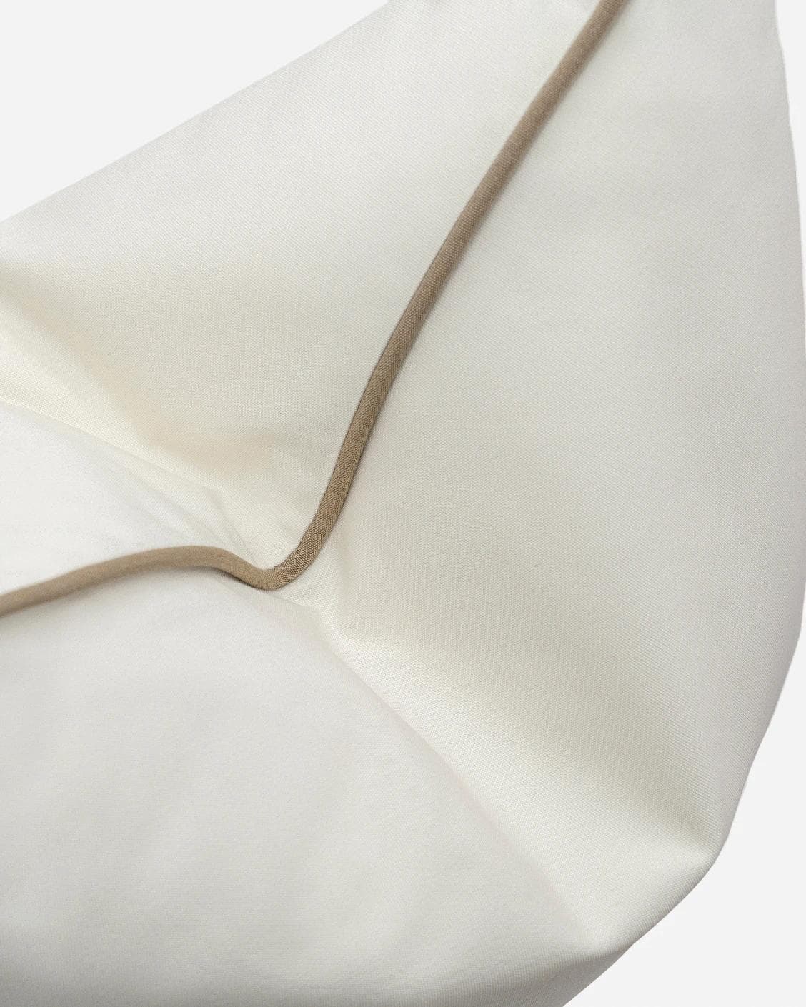 Aelia Linen cushion in ivory, shown in a product top view as image 9