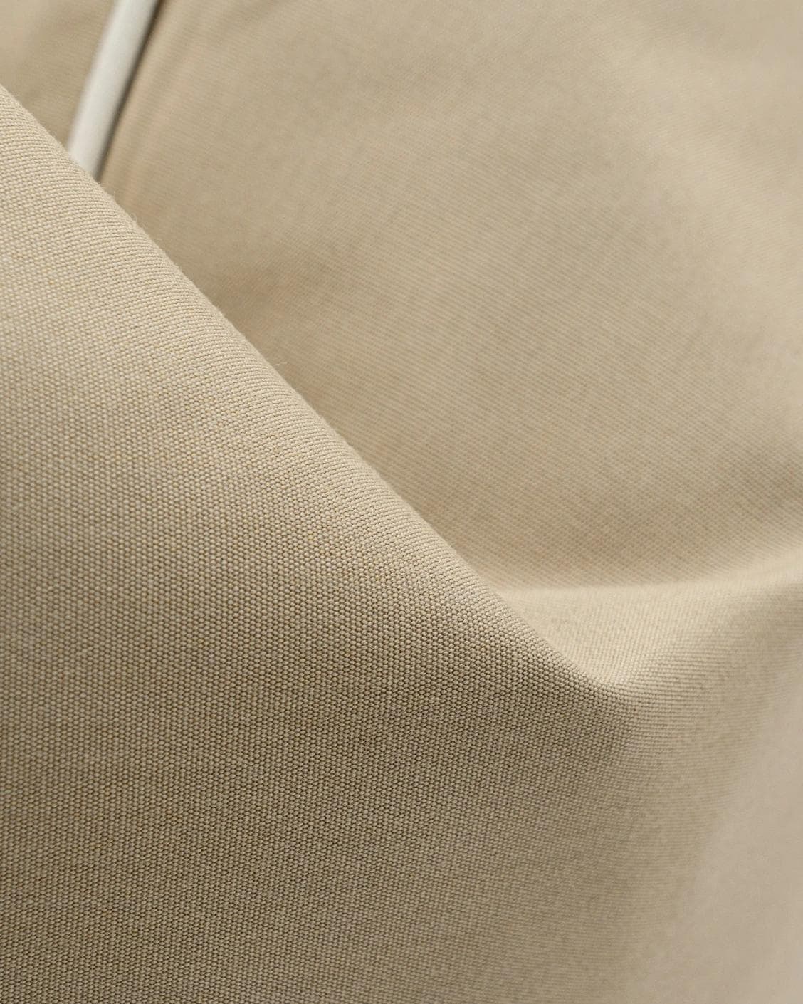 Aelia Mocha cushion in beige, shown in a product close-up as image 7