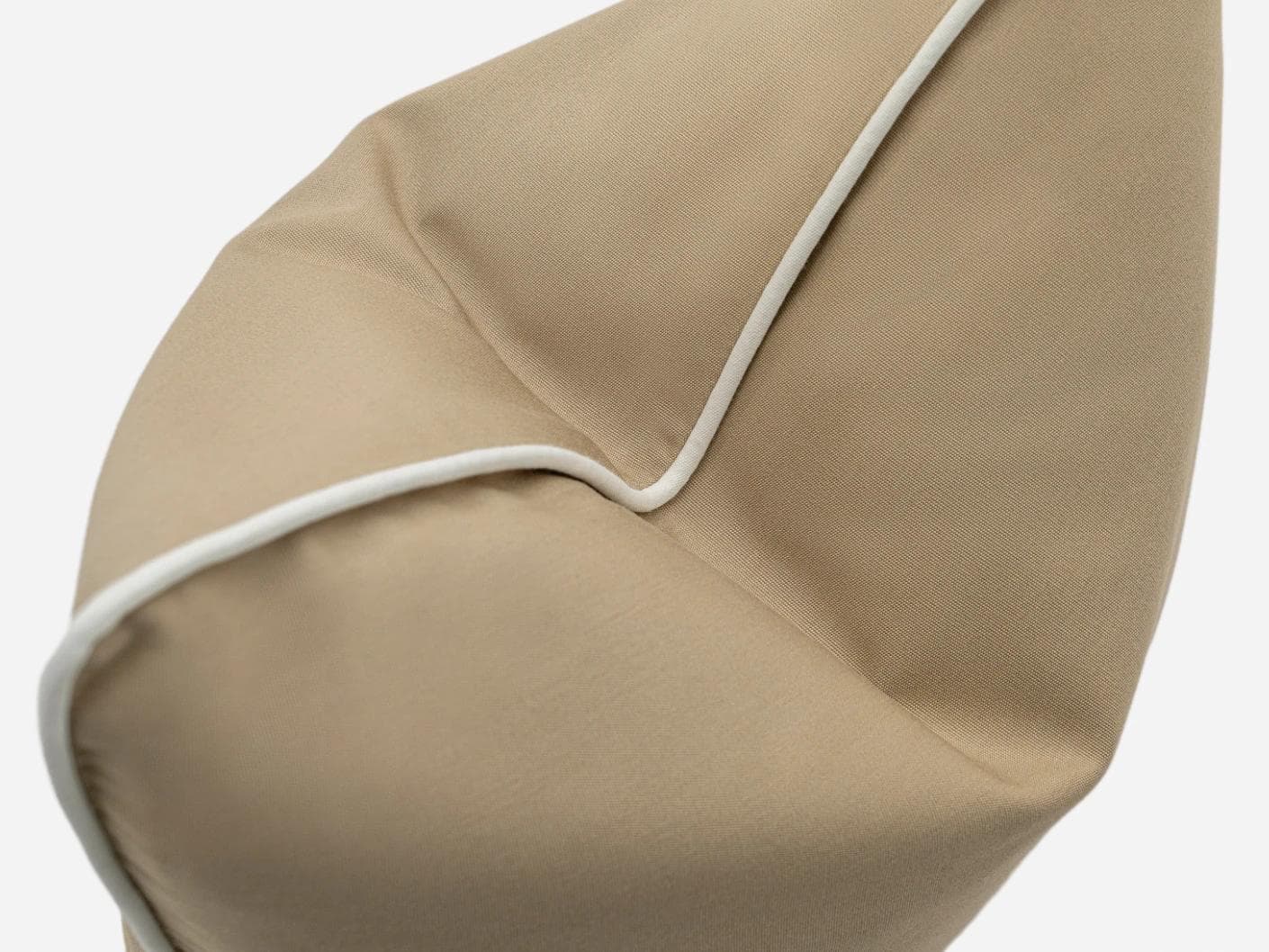 Aelia Mocha cushion in beige, shown in a product top view as image 10