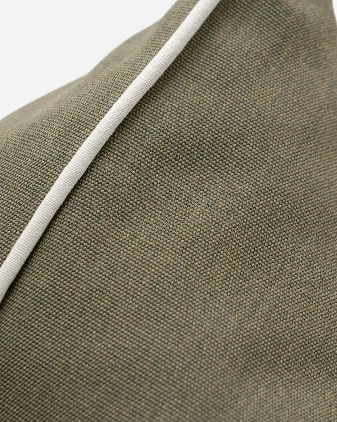 Aelia Olive cushion in deep olive and green, shown in a product close-up as image 8