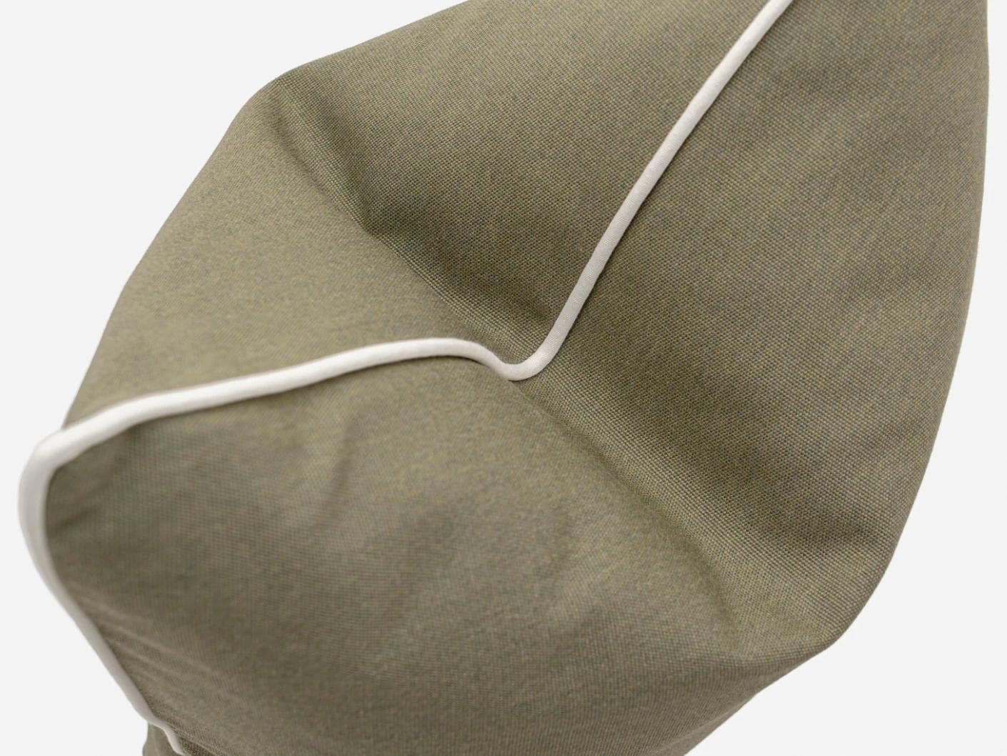 Aelia Olive cushion in deep olive and green, shown in a product top view as image 10