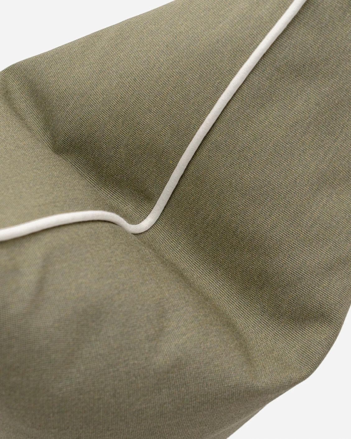 Aelia Olive cushion in deep olive and green, shown in a product top view as image 10