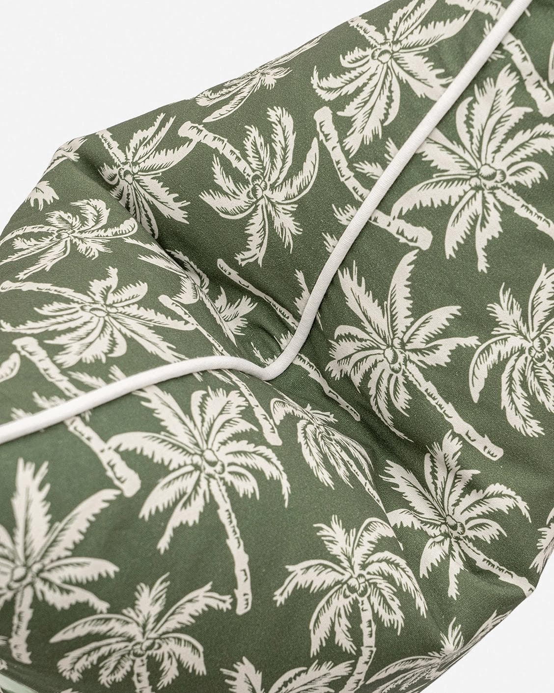 Aelia Palm cushion in green, shown in a product top view as image 10
