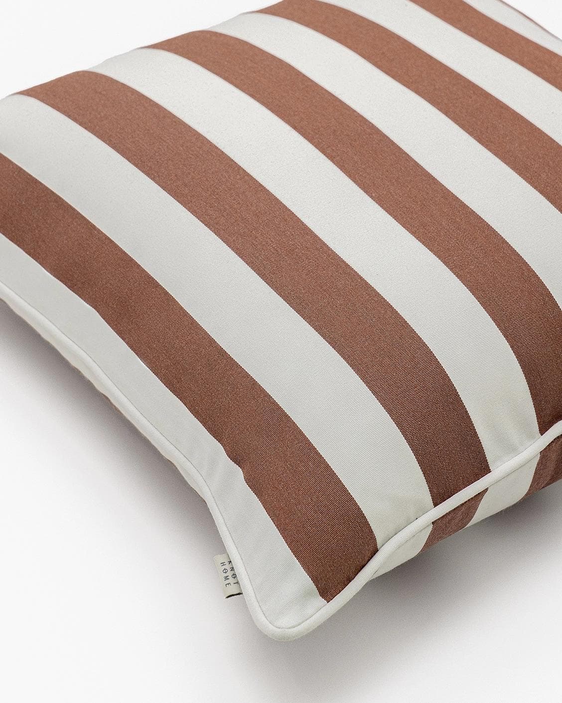 Aelia Rust cushion in ivory, shown in a product top view as image 8
