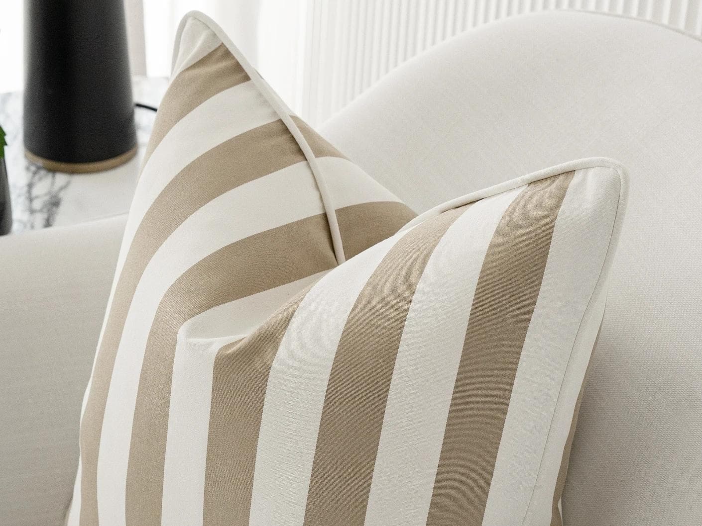 Aelia Sandy single - outdoor in beige, shown in a lifestyle right view as image 1