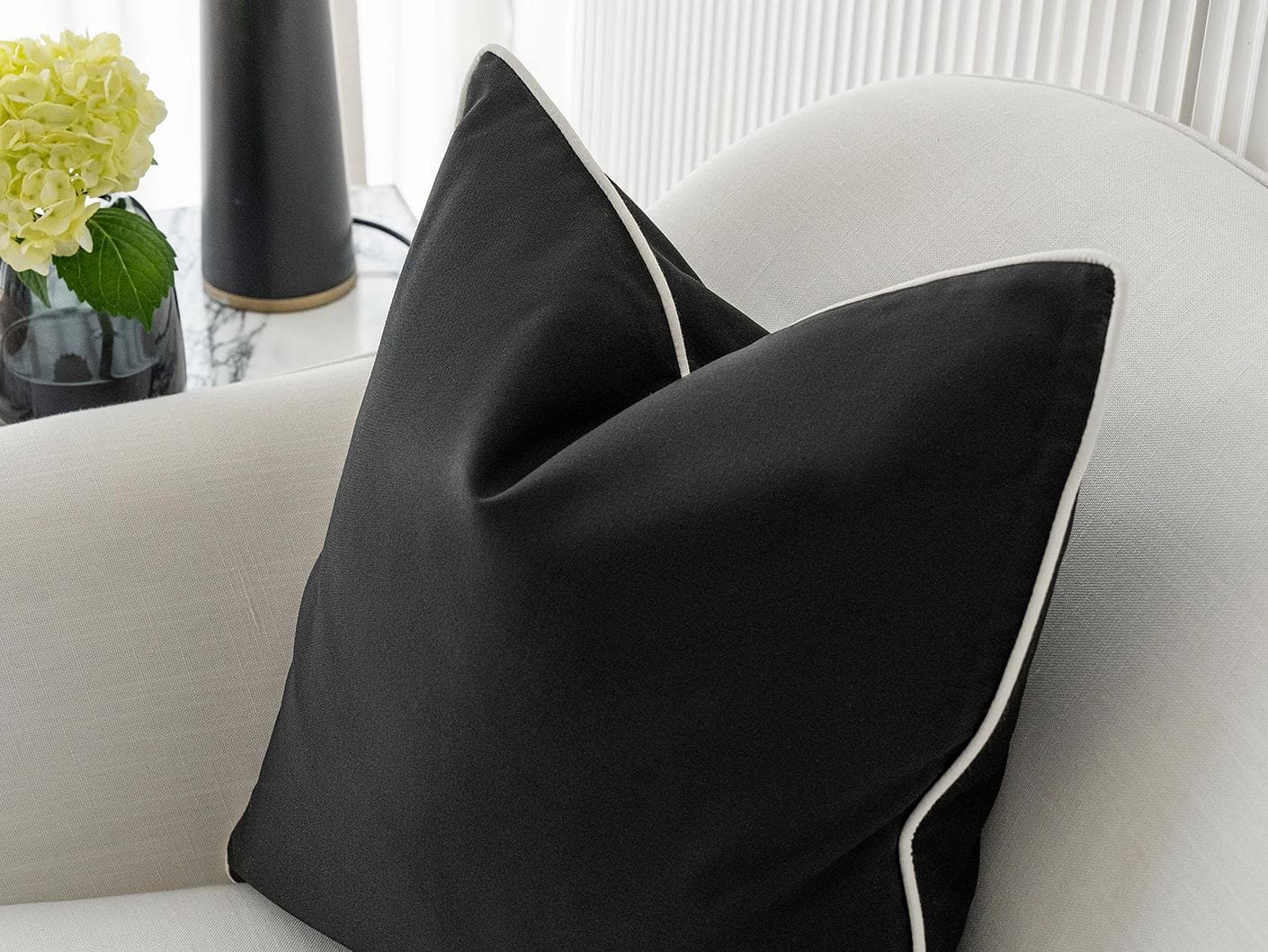Aelia Steele single - outdoor in black, shown in a lifestyle right view as image 1