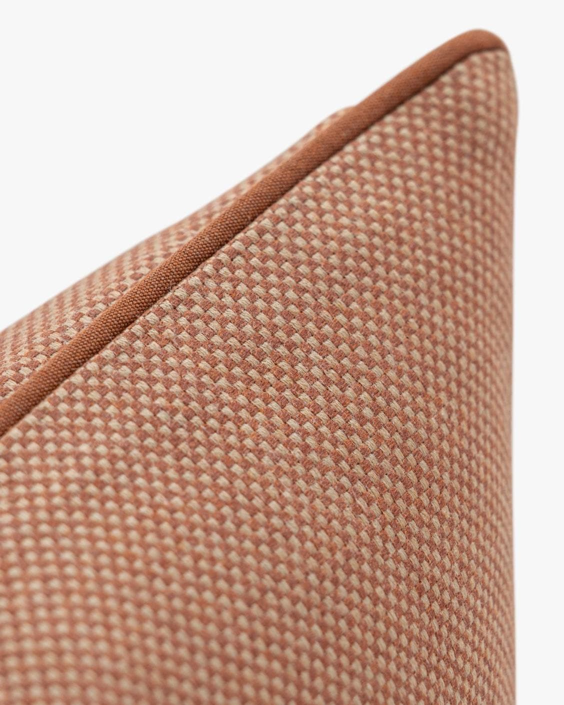 Aelia Tangelo II cushion in rust, shown in a product close-up as image 7