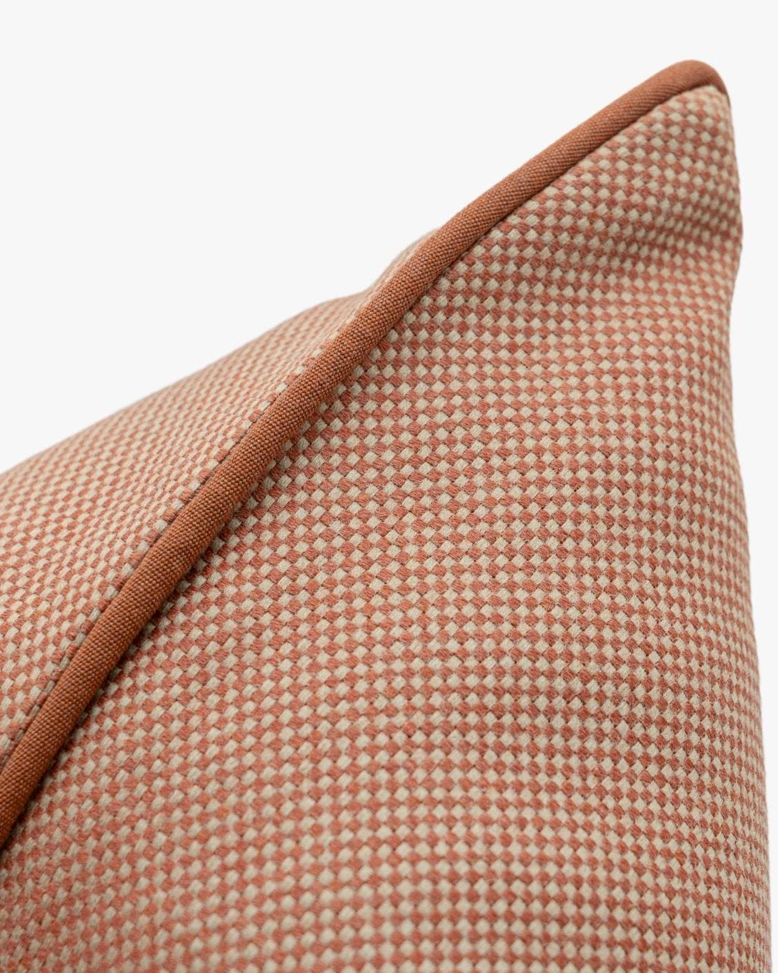 Aelia Tangelo cushion in rust, shown in a product close-up as image 8