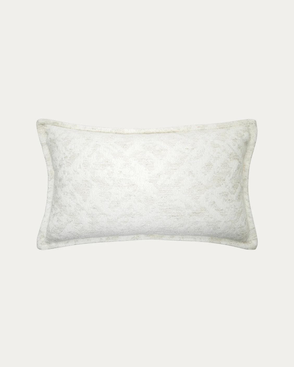 Aidan Bianca cushion in white, shown in a product front view as image 1
