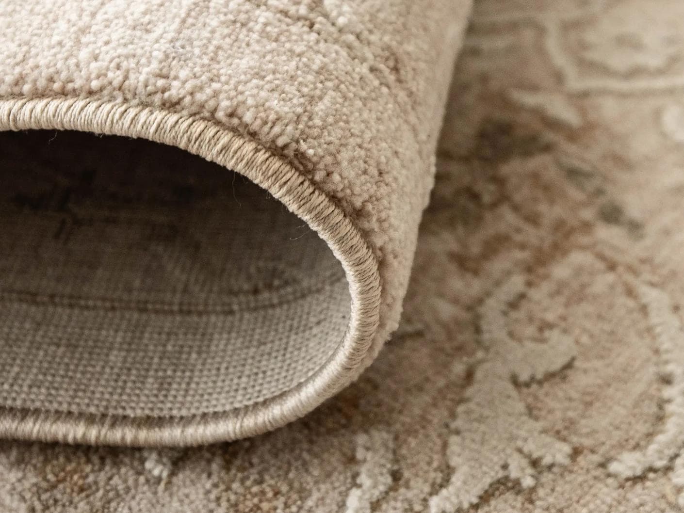 Albert Terra carpet in beige and brown, shown in a product close-up as image 10