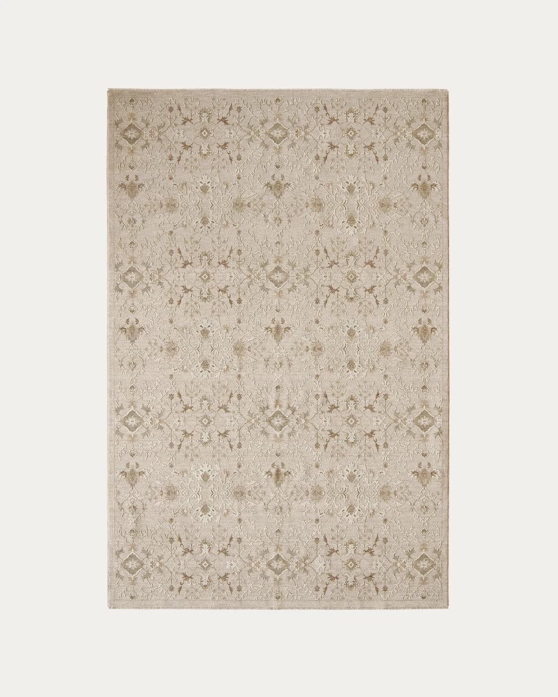 Albert Terra carpets in beige and brown, shown in a product top view as image 1