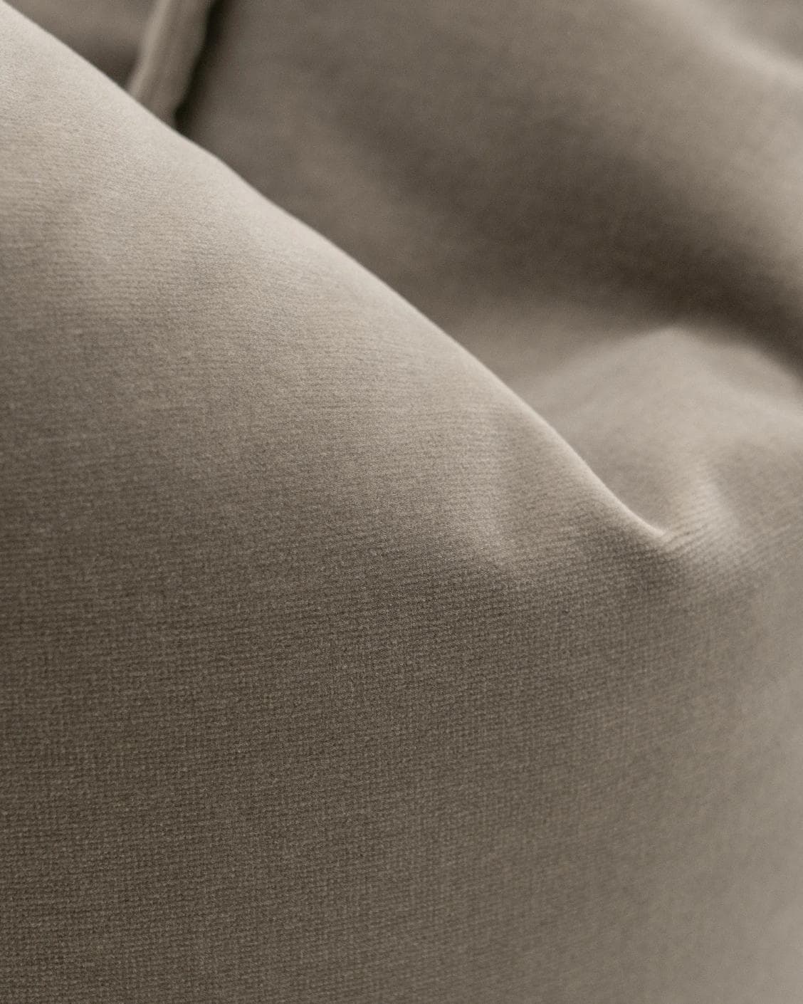 Alessandra Alpaca cushion in brown, shown in a product close-up as image 7