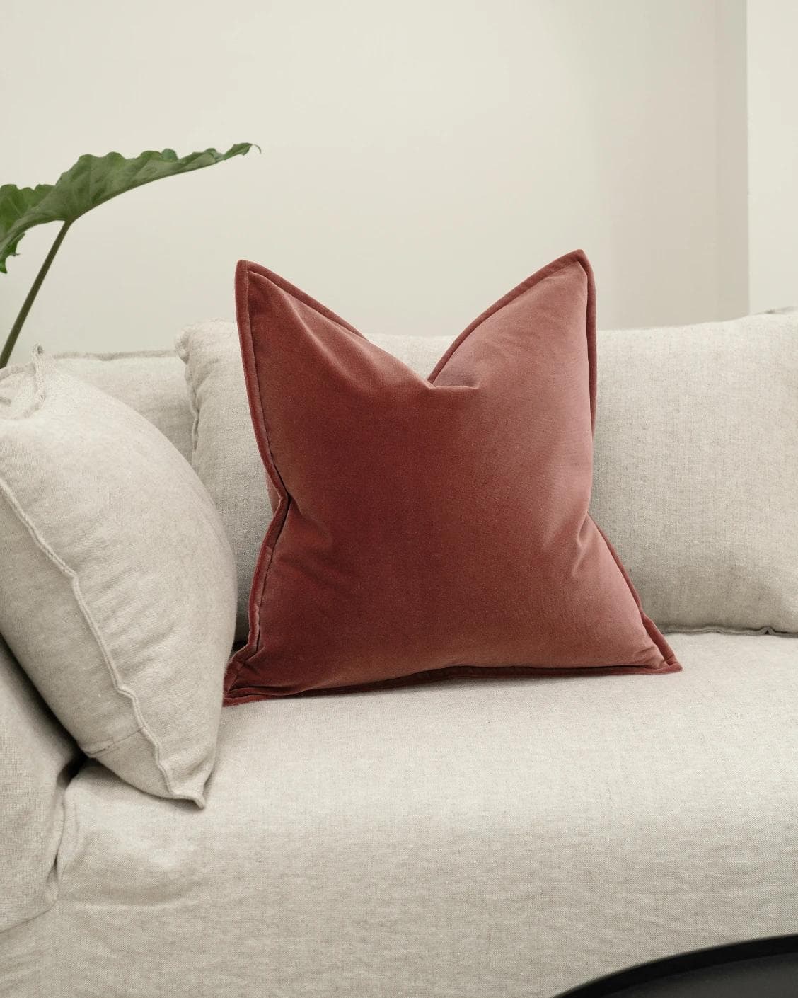 Alessandra Berry cushion in red and pink, shown in a product front view as image 2