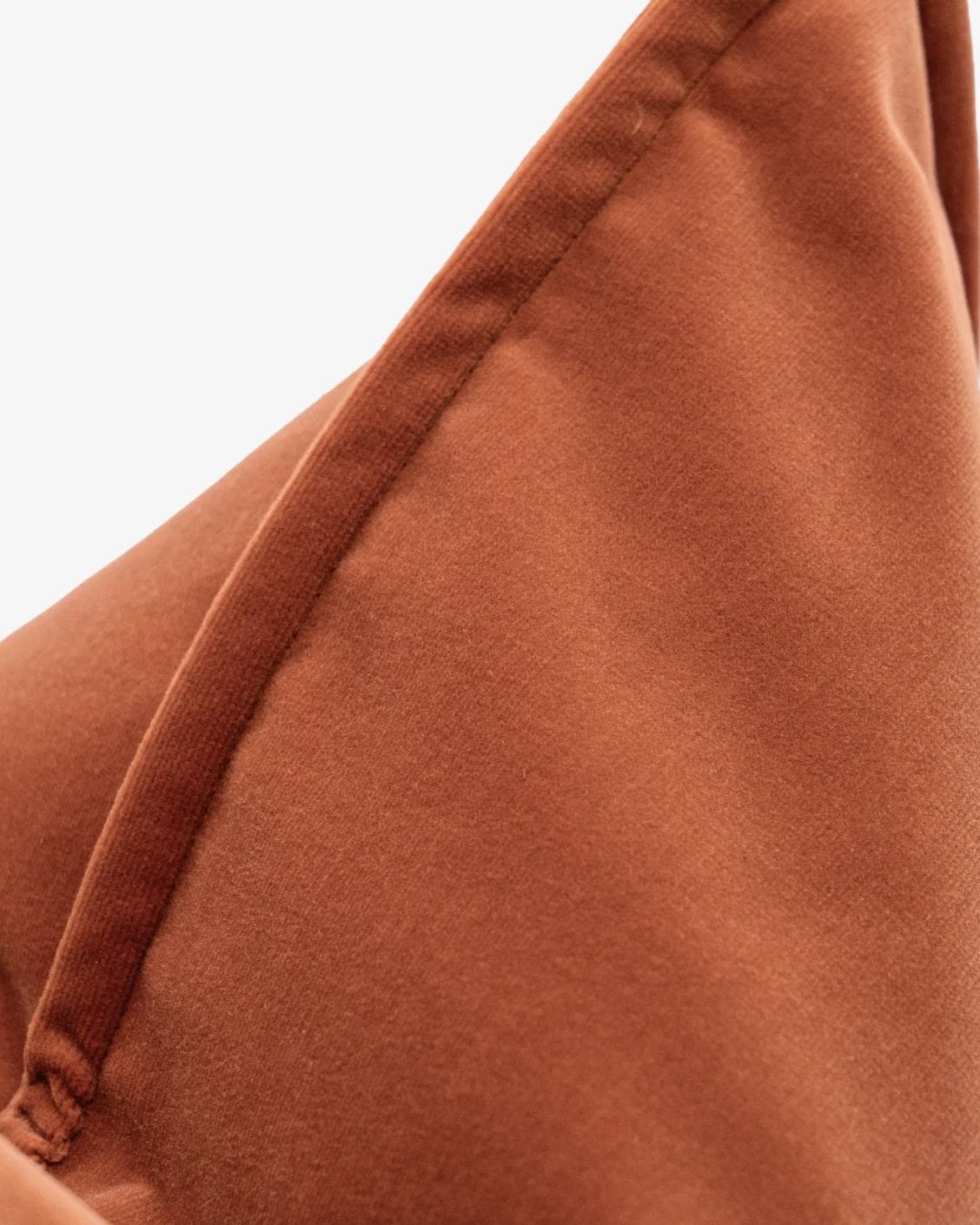 Alessandra Crimson cushion in orange, shown in a product close-up as image 8