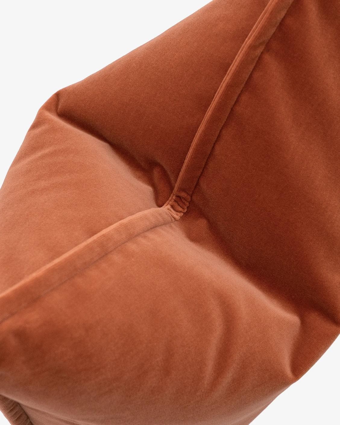 Alessandra Crimson cushion in orange, shown in a product top view as image 10