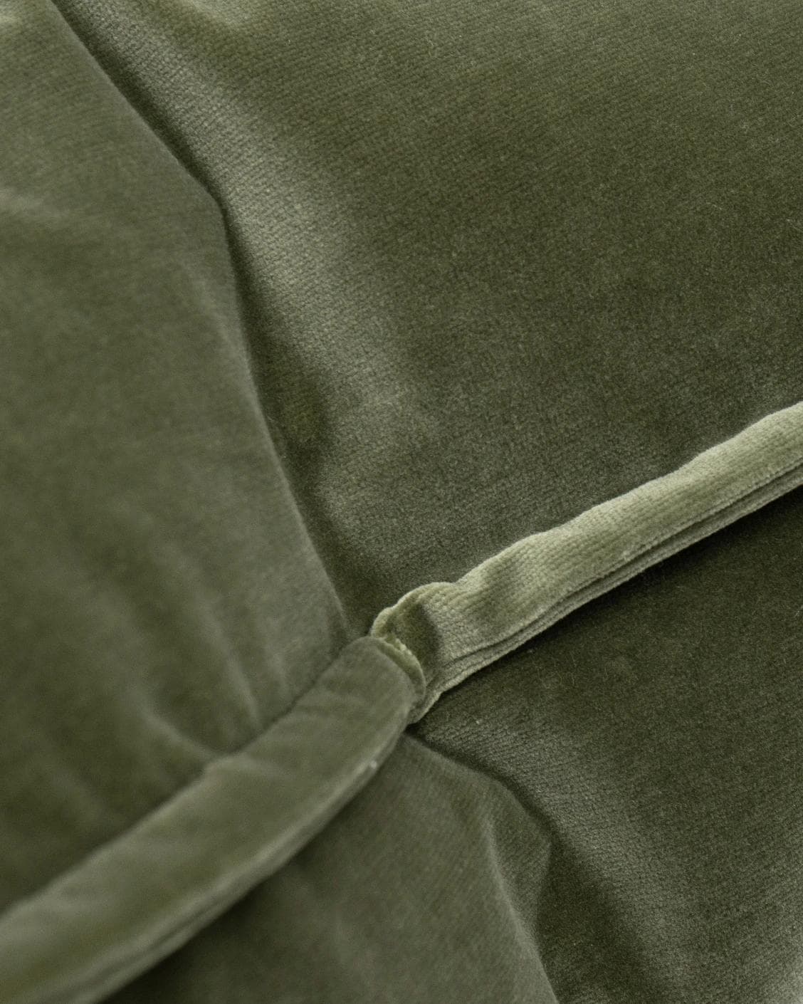 Alessandra Forest cushion in green and forest green, shown in a product close-up as image 9