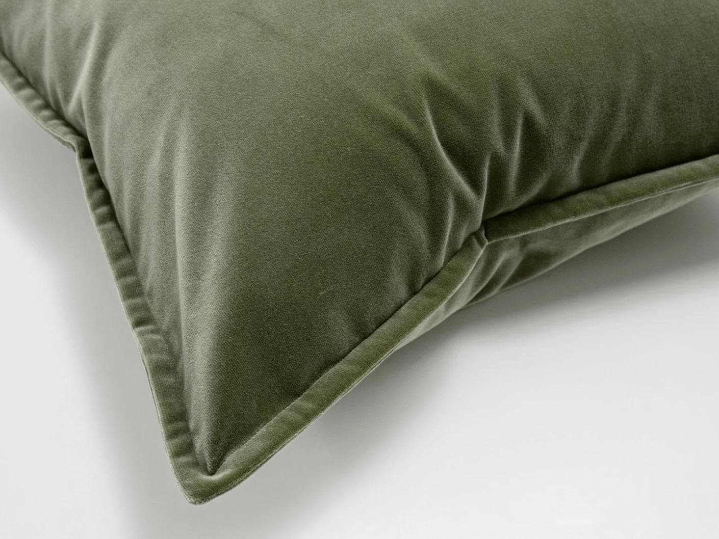 Alessandra Forest cushion in green and forest green, shown in a product top view as image 10