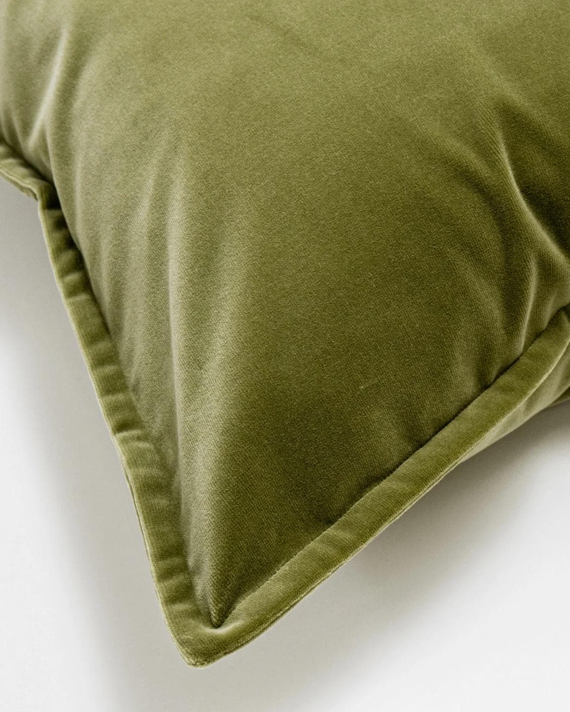 Alessandra Jade cushion in green, shown in a product close-up as image 6