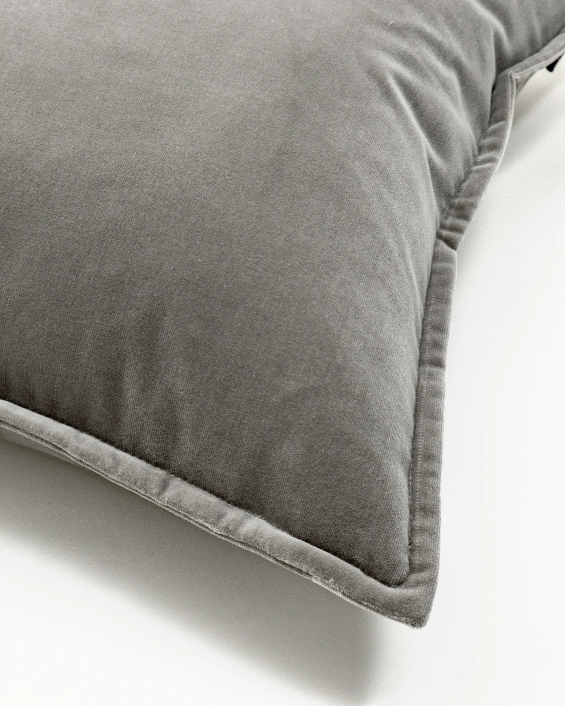 Alessandra Laurent cushion in grey, shown in a product close-up as image 2
