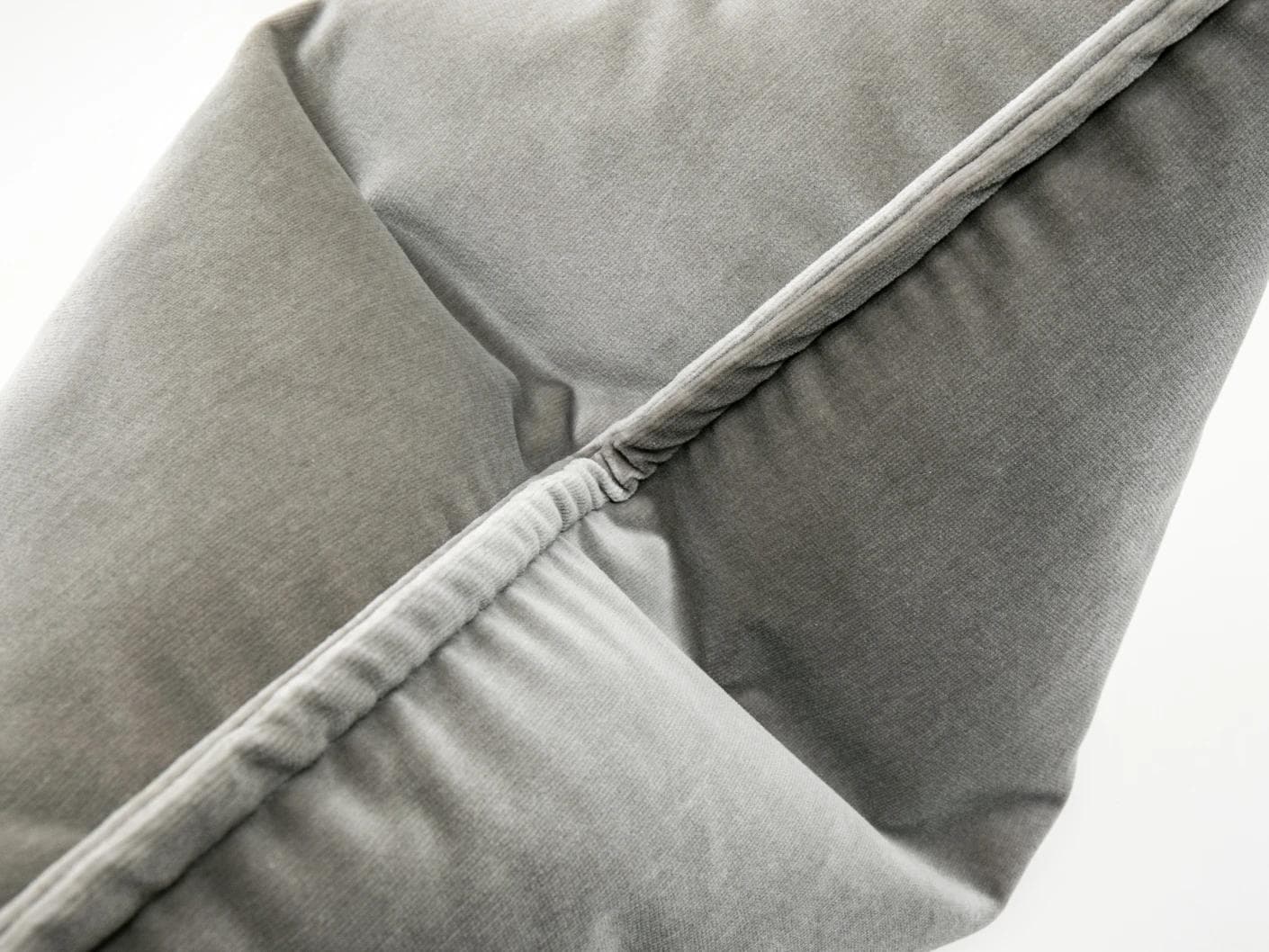 Alessandra Laurent cushion in grey, shown in a product close-up as image 3