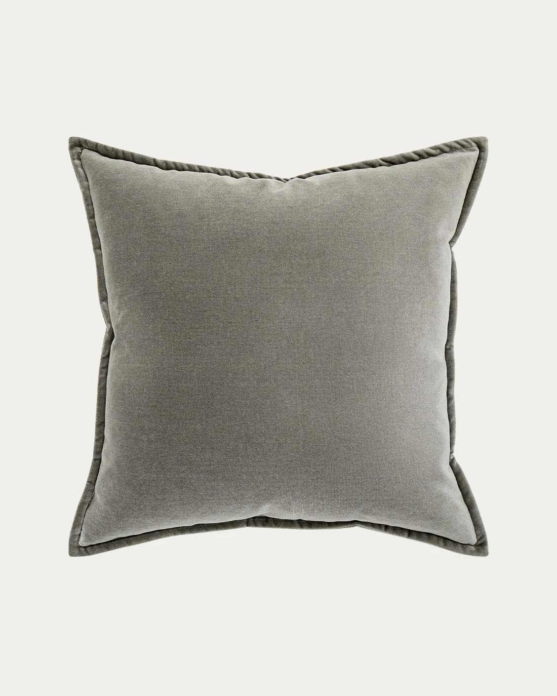 Alessandra Laurent cushion in grey, shown in a product front view as image 1