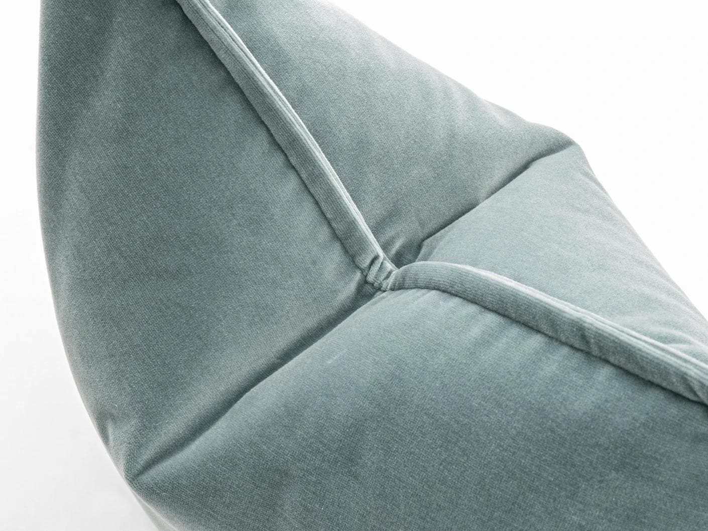 Alessandra Lucas cushion in pastel blue and blue, shown in a product top view as image 7