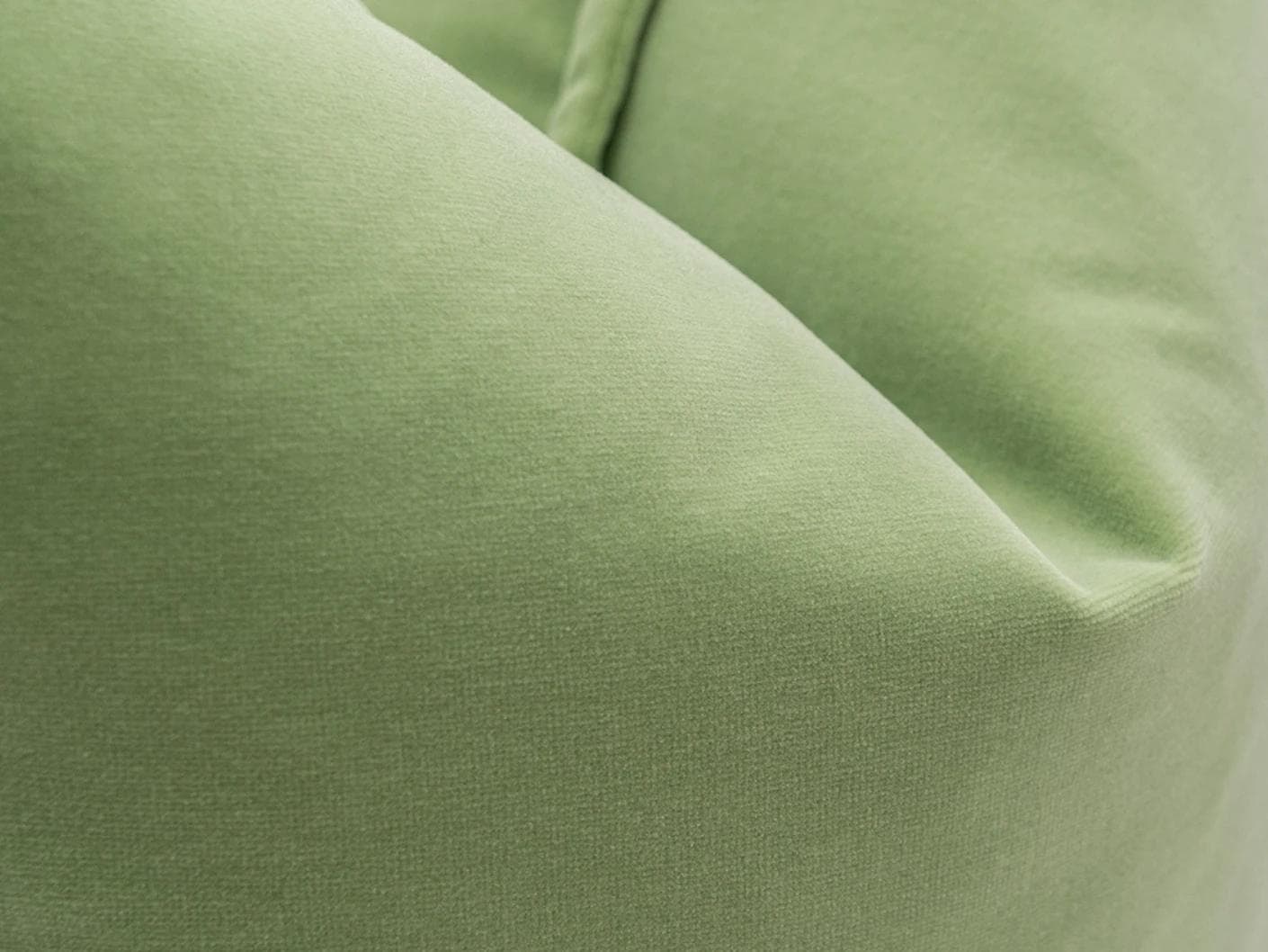 Alessandra Pistachio cushion in green, shown in a product close-up as image 6