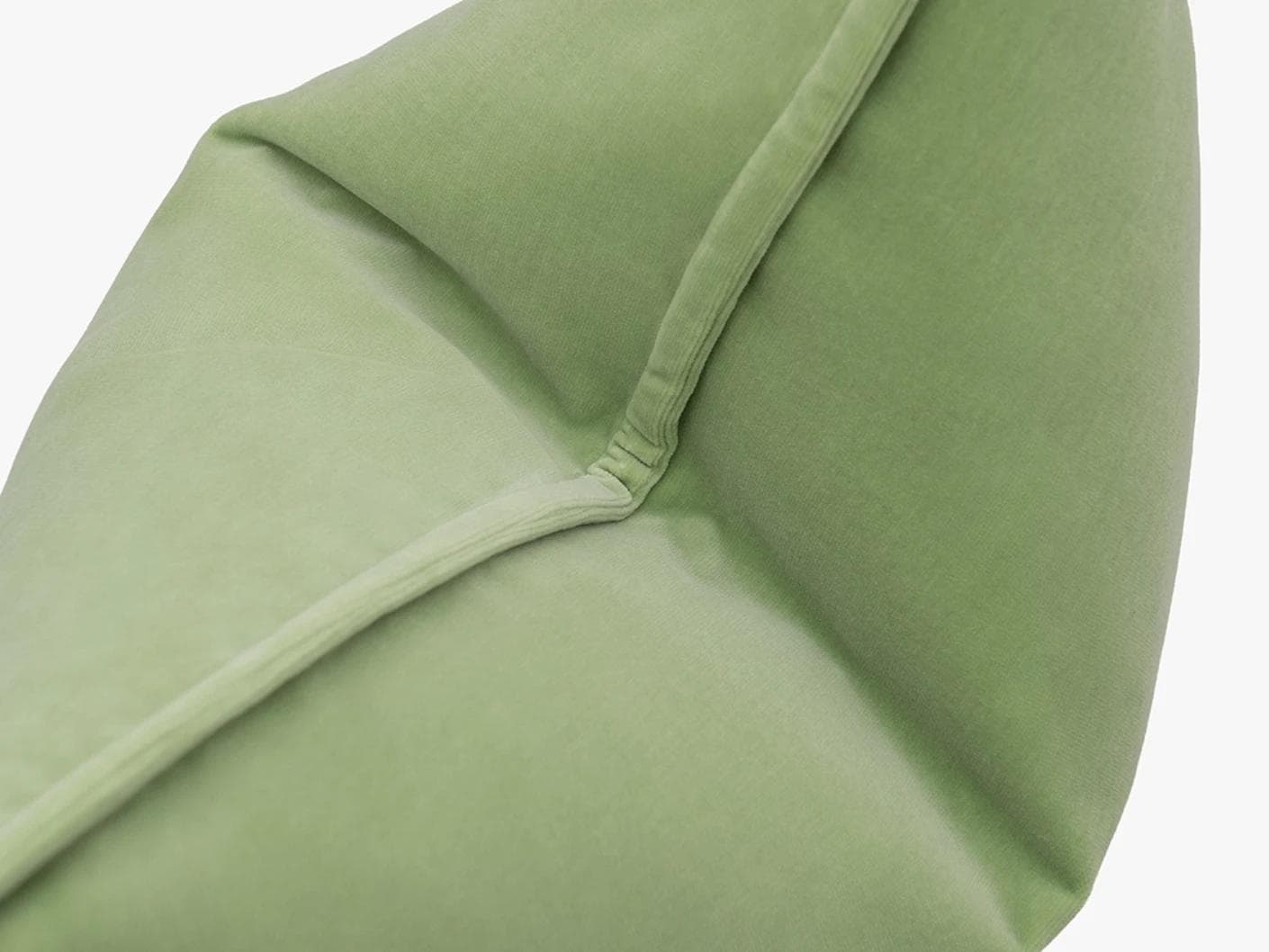 Alessandra Pistachio cushion in green, shown in a product top view as image 9