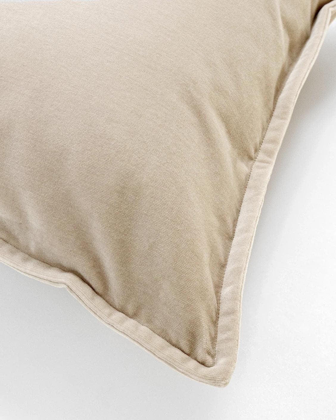 Alessandra River cushion in beige, shown in a product close-up as image 2