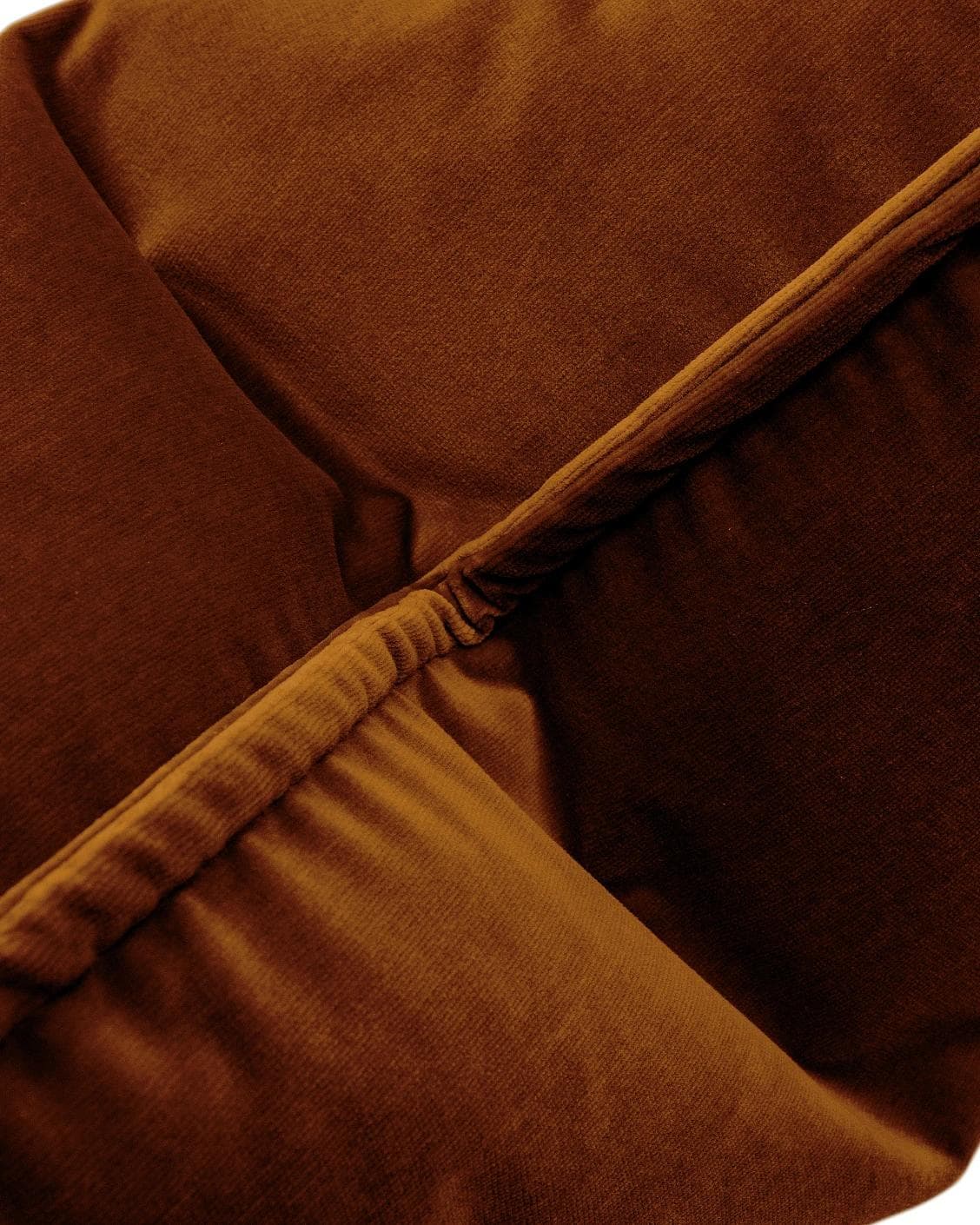 Alessandra Rust cushion in orange, shown in a product close-up as image 2