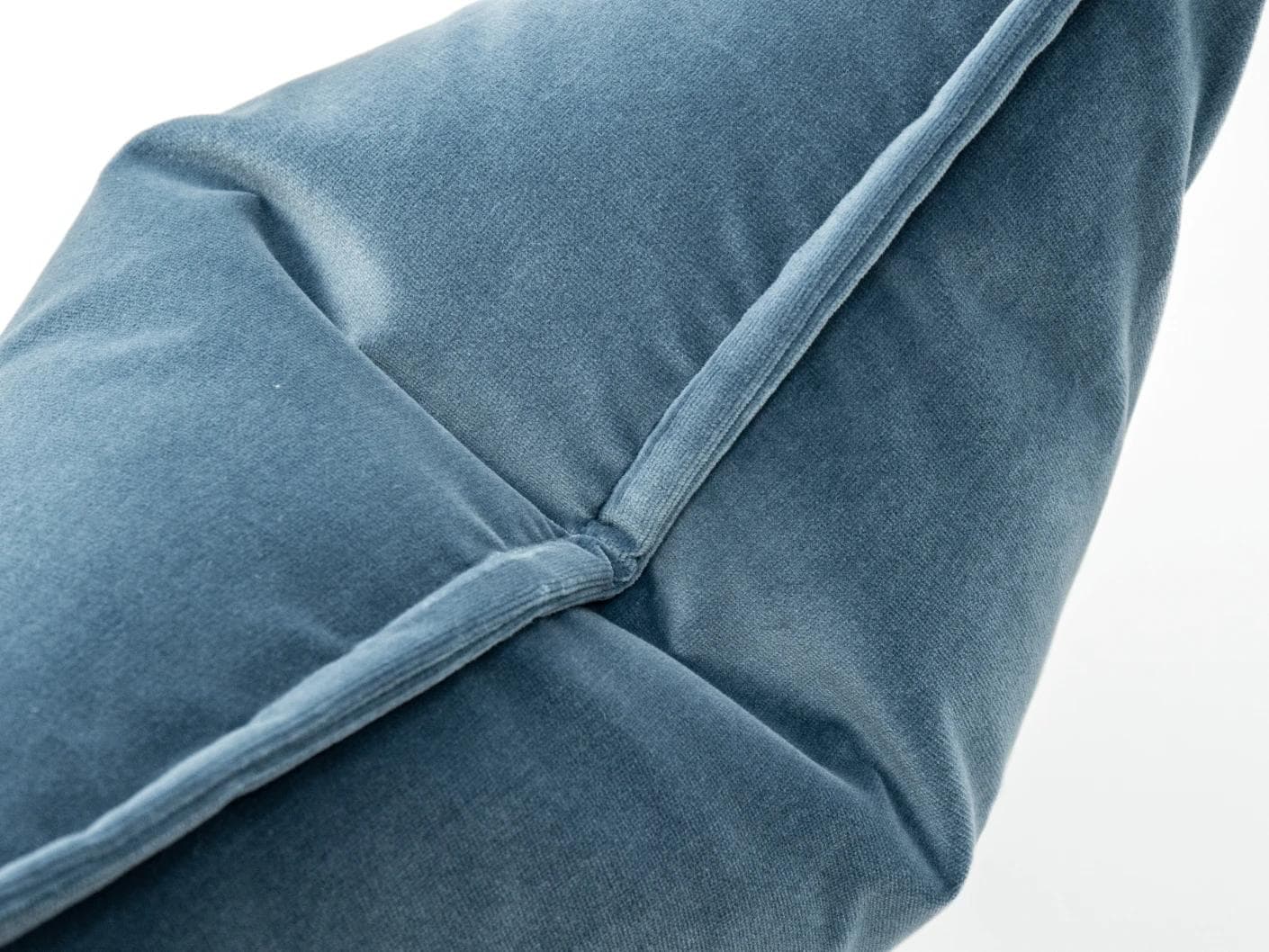 Alessandra Sky cushion in blue, shown in a product close-up as image 3