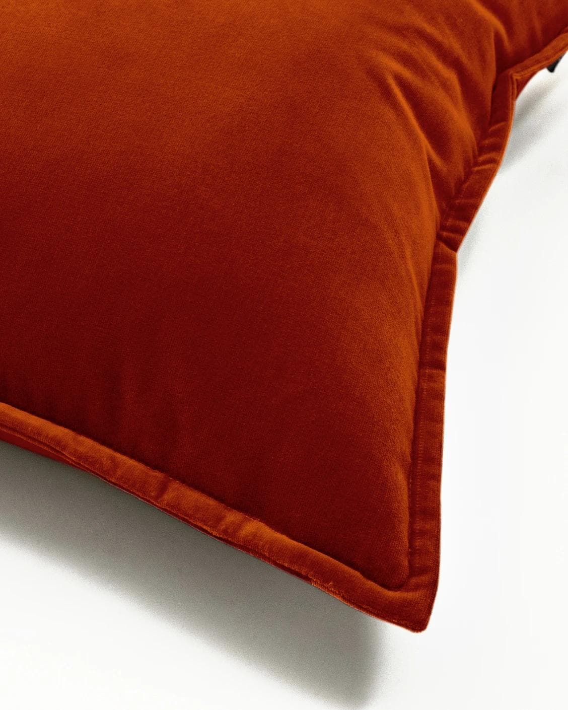 Alessandra Tangelo cushion in orange, shown in a product top view as image 8