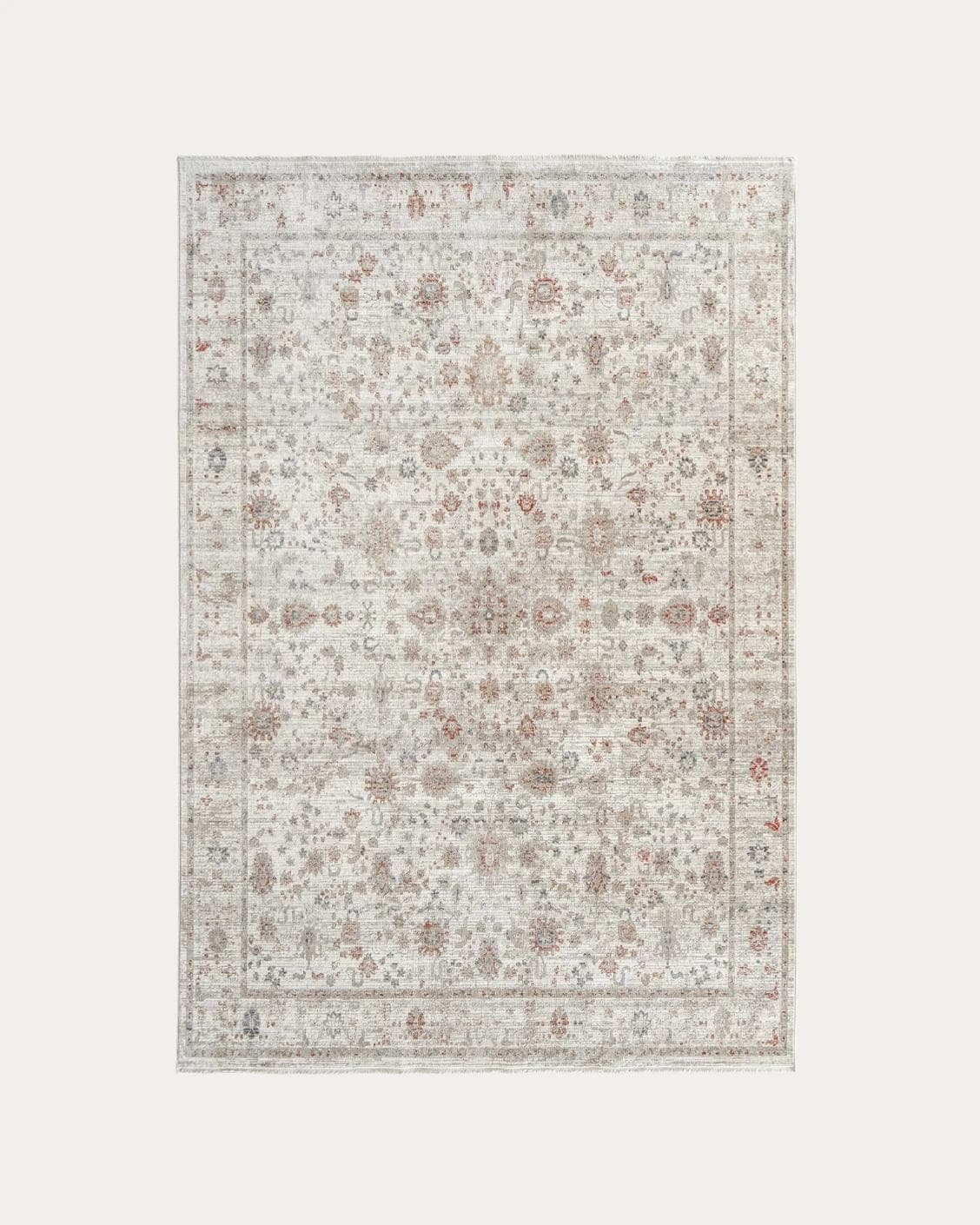Alexander Dune carpets in red and beige, shown in a product top view as image 1