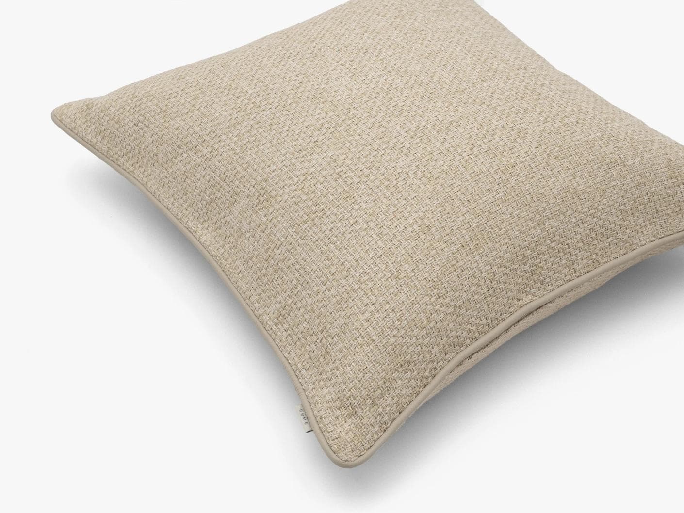 Alin Klimt cushion in beige and taupe, shown in a product top view as image 9
