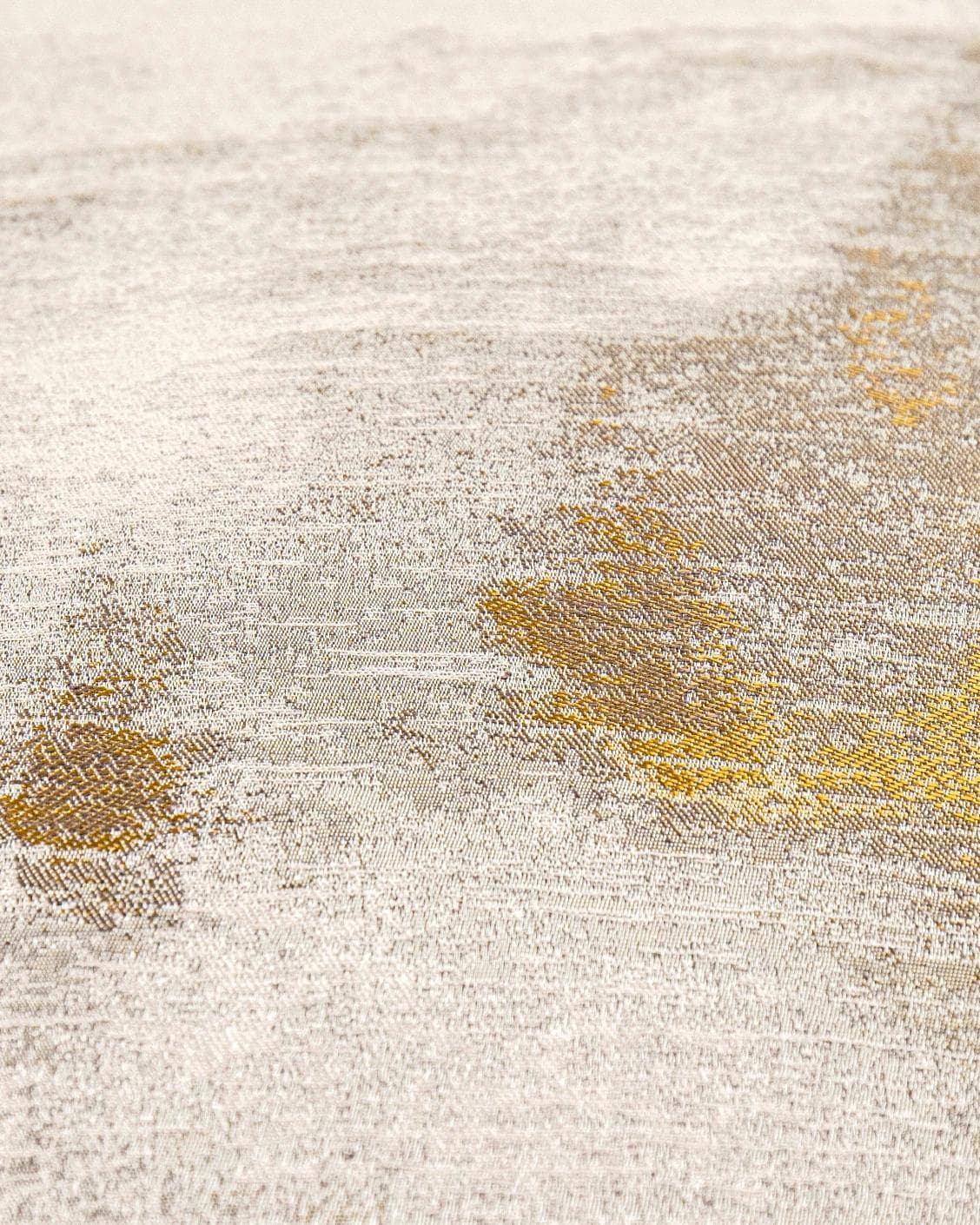 Alma Klimt cushion in yellow and silver, shown in a product close-up as image 8