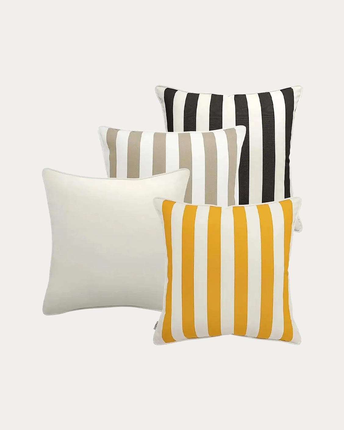 Altan Bundle outdoor bundles in black, ivory, yellow and beige, shown in a product as image 1