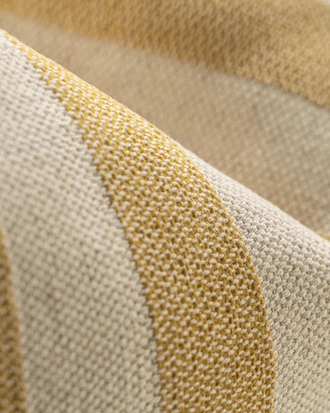 Ameline Barrymore cushion in yellow, shown in a product close-up as image 6