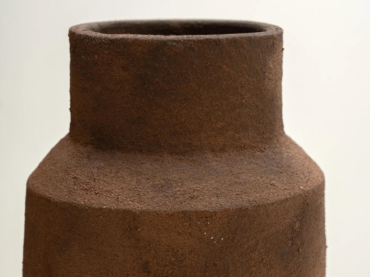 Anaya Arneson vases in rust and brown, shown in a product left view as image 6