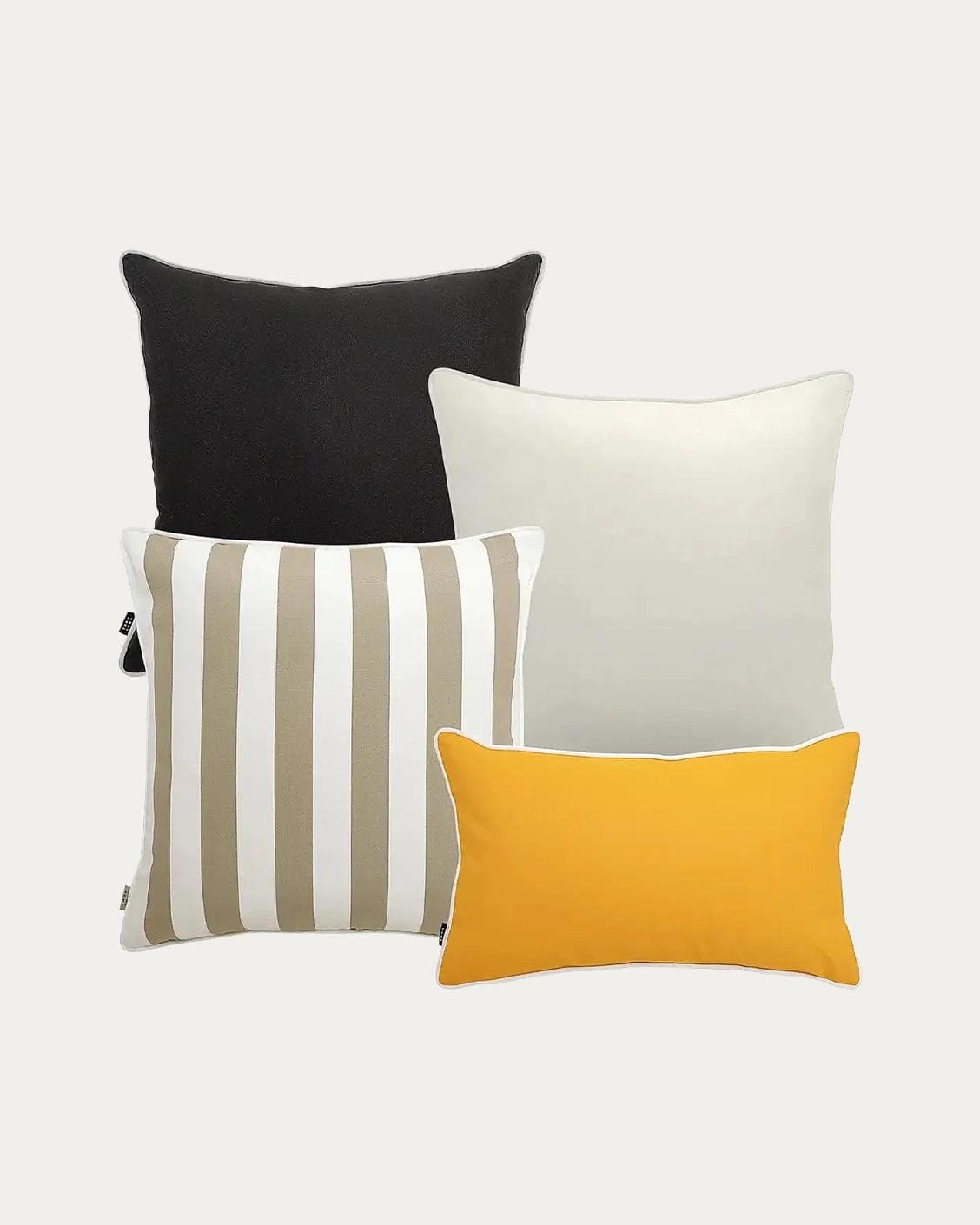 Apollo Bundle outdoor bundles in yellow, ivory, beige and black, shown in a product as image 1